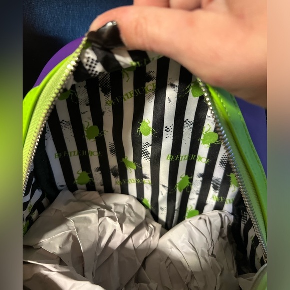 ??NWT-Loungefly Beetlejuice Mini Backpack??